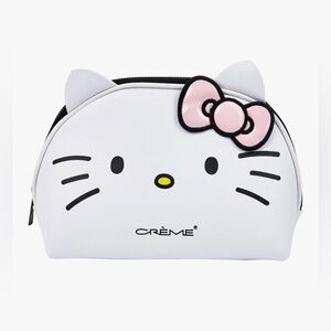 CRÈME Hello Kitty White Cosmetic Bag NWT